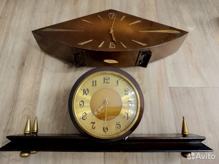 Каминные часы Весна СССР 2 штуки