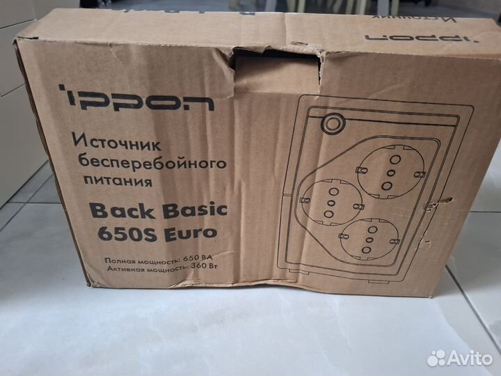 Ибп ippon 650s euro
