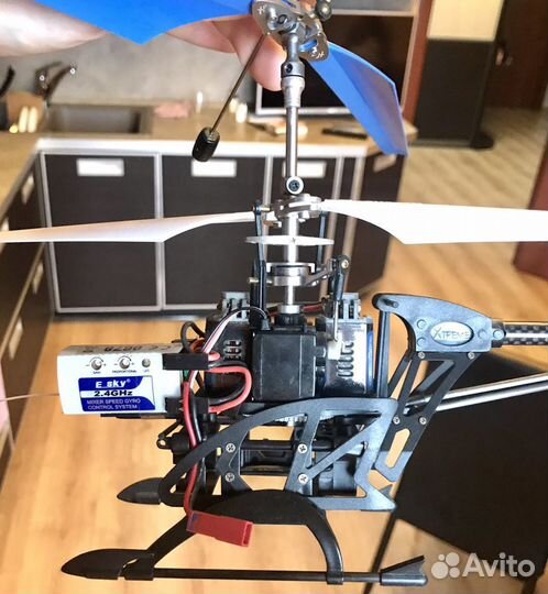 Радиоуправляемый вертолет lama в обвесе X-treme