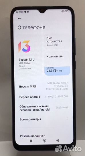 Xiaomi redmi 10c 4/64gb