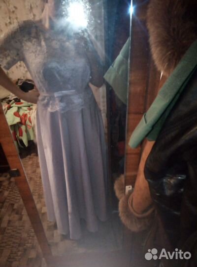 Платье женское вечернее 56 размер в пол