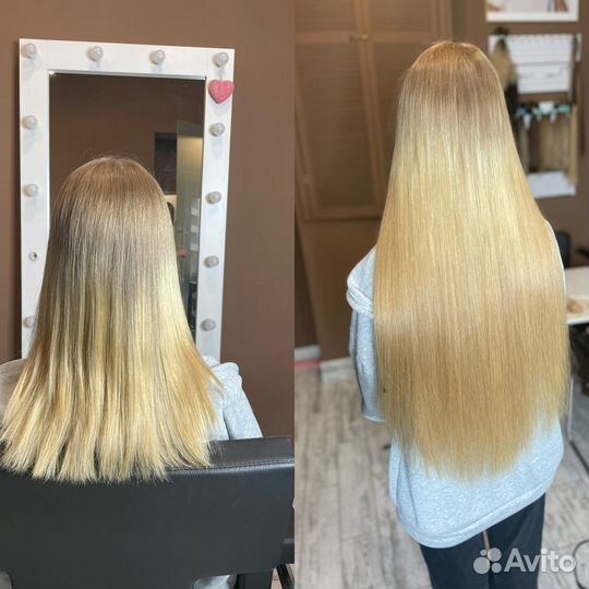 Наращивание волос, коррекция