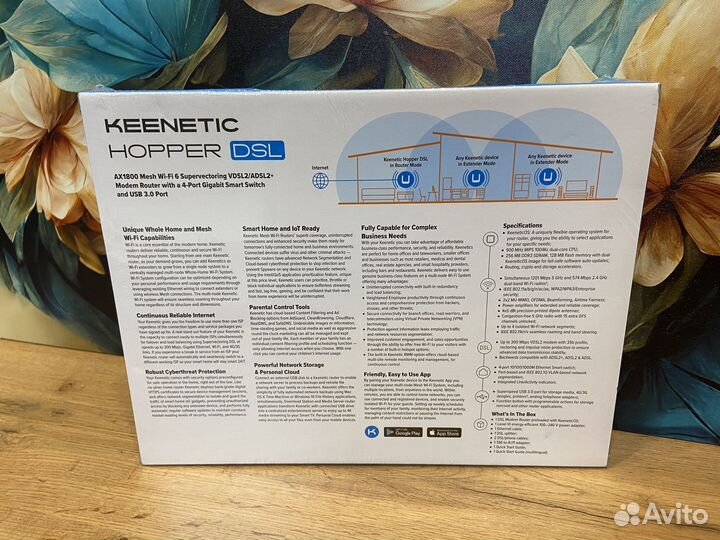 Wi-Fi роутер Keenetic Hopper AX1800 (KN-3610)