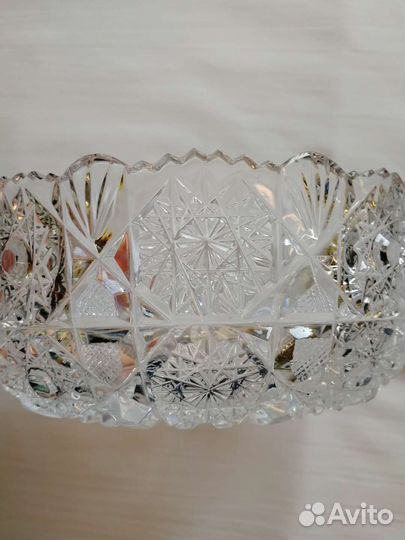 Салатник хрустальный, фруктовница