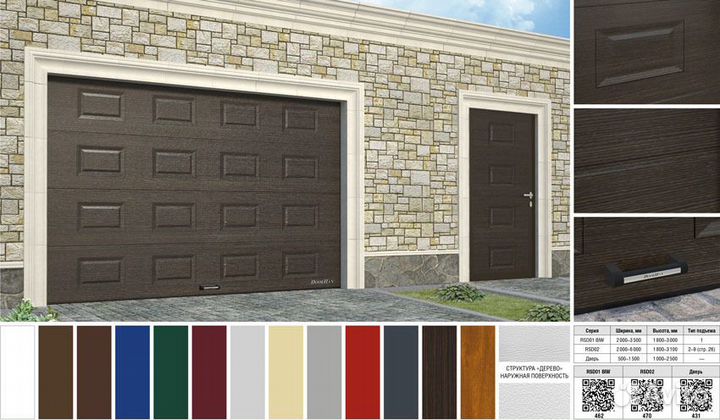 Ворота секционные гаражные