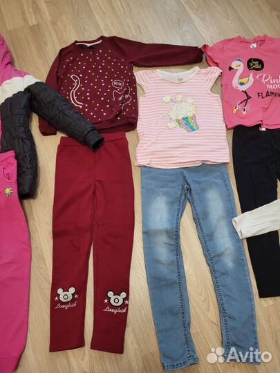 Вещи пакетом на девочку 122, 128