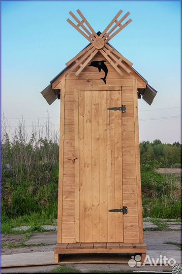 Дачный туалет деревянный TVP574
