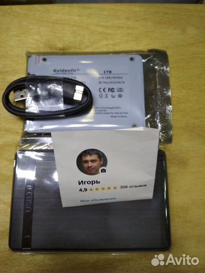 Переносной внешний диск 500Gb, 1Тб USB 3.0