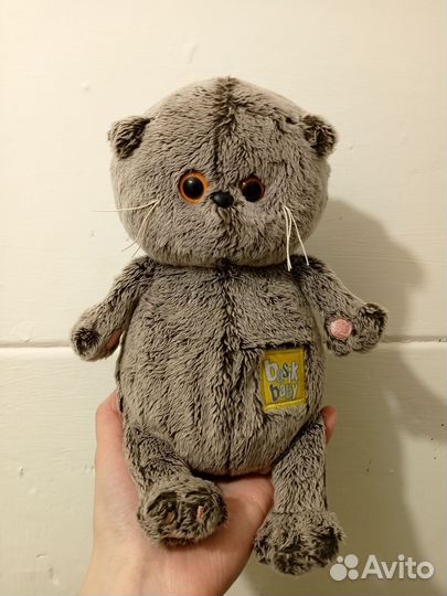 Мягкая игрушка кот Басик baby