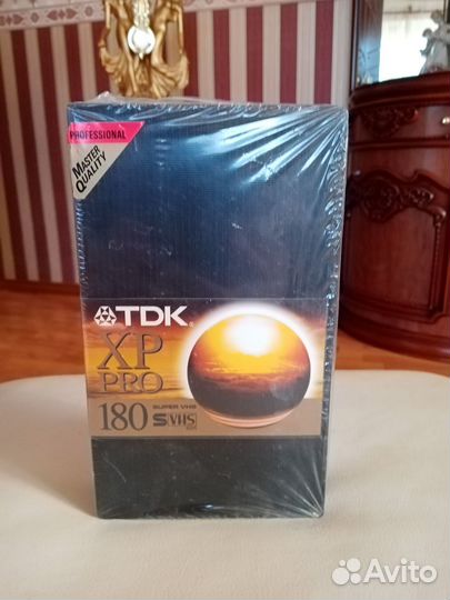 Видеокассета svhs 180 TDK XP PRO BOX 2000г