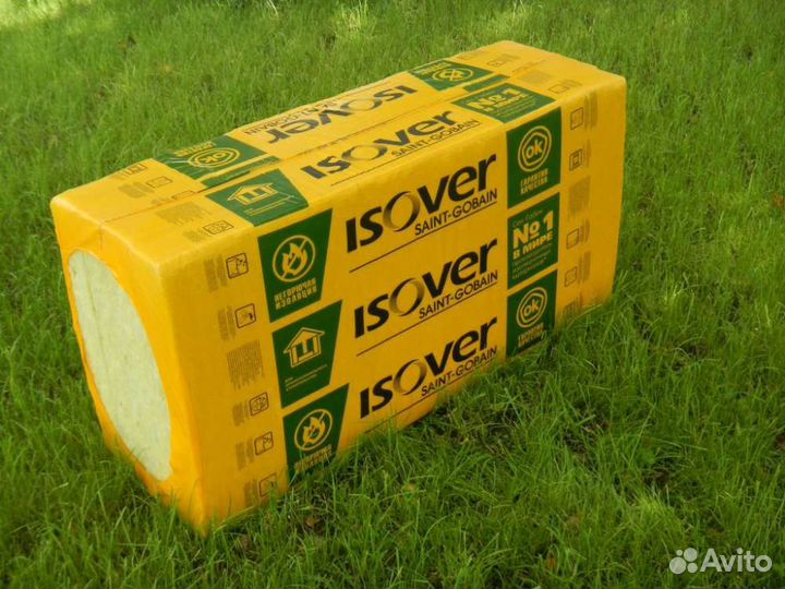Утеплитель Isover Изовер Венти 50мм 80кг/м3