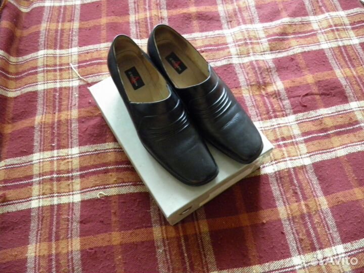 Туфли кожаные, классика, сникерсы, бу