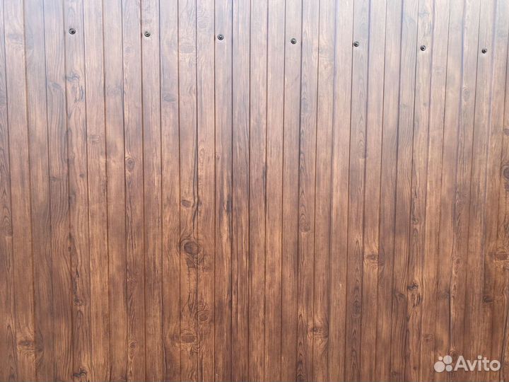 Профнастил для забора с8-оцинк.окраш. под дерево