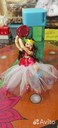 Ватные елочные игрушки