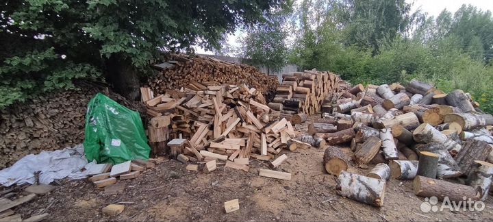 Дрова колотые хвоя