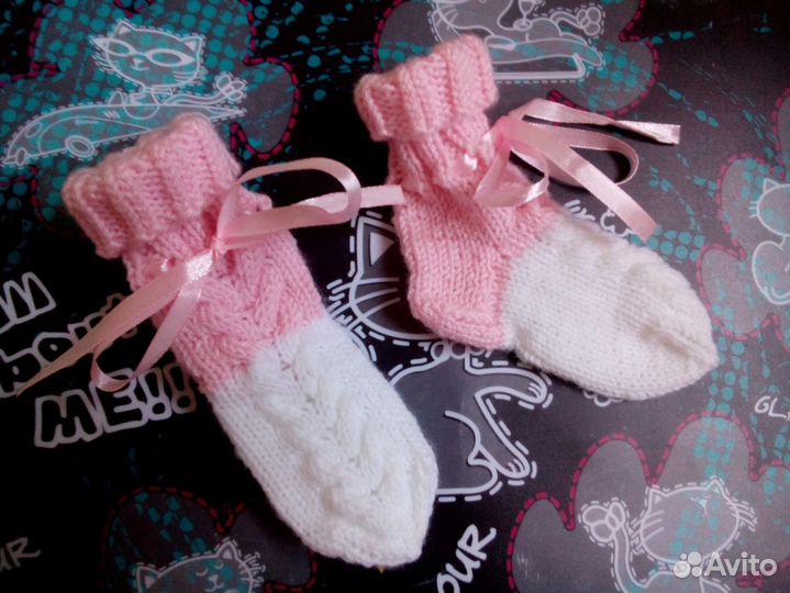 Пинетки вязаные (handmade)