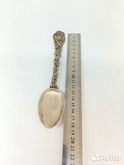 Столовая антикварная, серебряная ложка