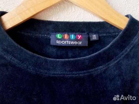 Велюровый спортивный джемпер Lily 50 52