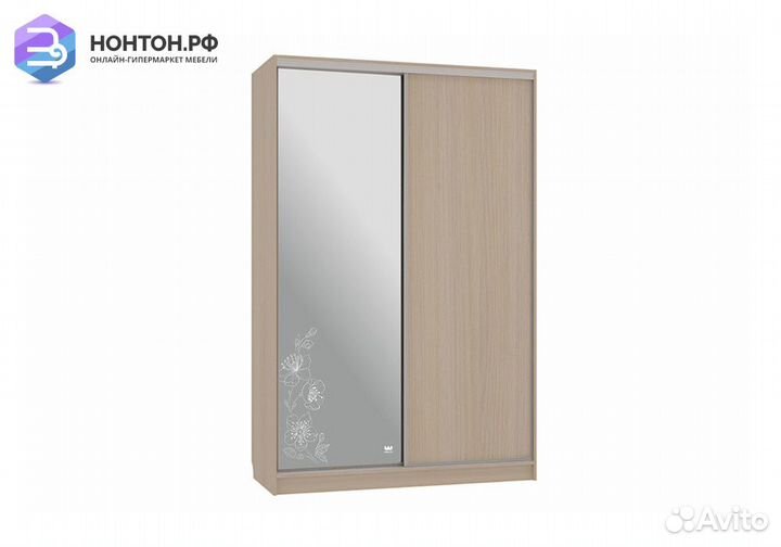 Шкаф-купе Гранд 1-600 Токио дуб млечный