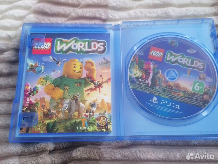 Игра для playstation ps4 lego worlds