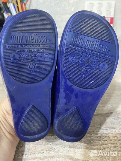 Туфли mini melissa 25-26