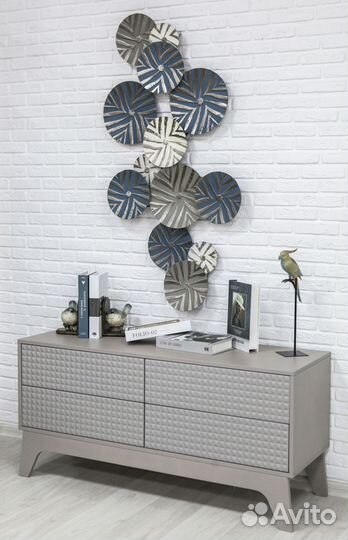 Тумба серая