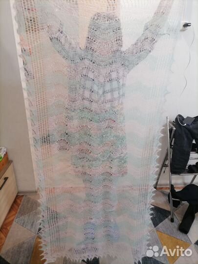 Палантин ручной работы