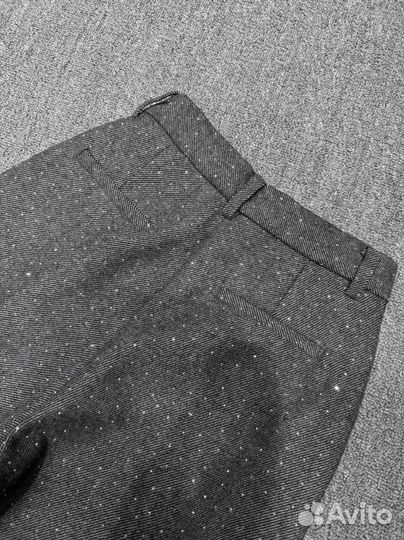 Брюки со стразами