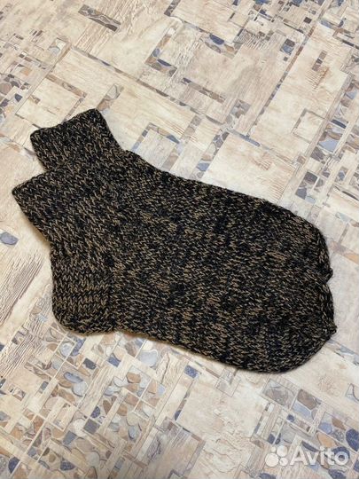 Носки шерстянные мужские вязанные