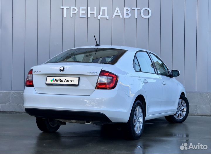 Skoda Rapid 1.6 МТ, 2017, 169 900 км