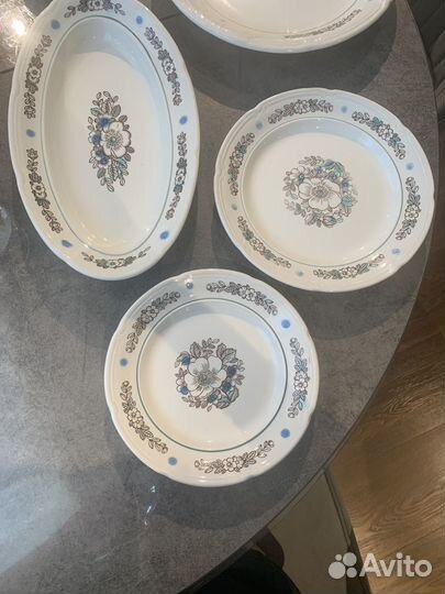 Фарфоровые тарелки СССР зик