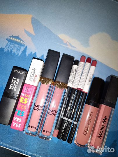 Матовые помады набором