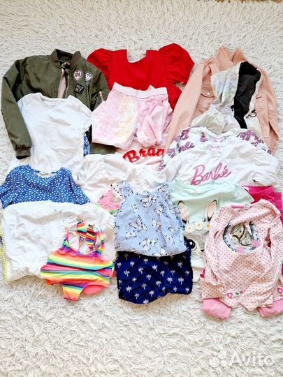 Пакет одежды на девочку 134-140