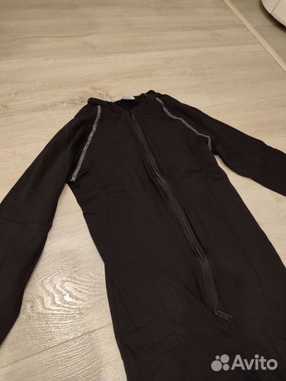 Хоккейный комбинезон хб+лайкра чёрный