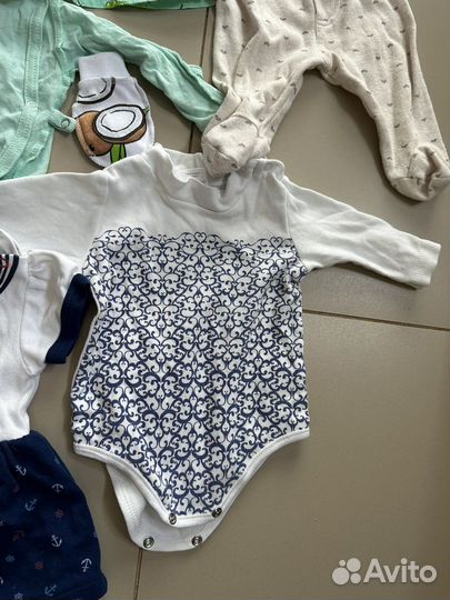 Пакет одежды для девочки 52-62, боди