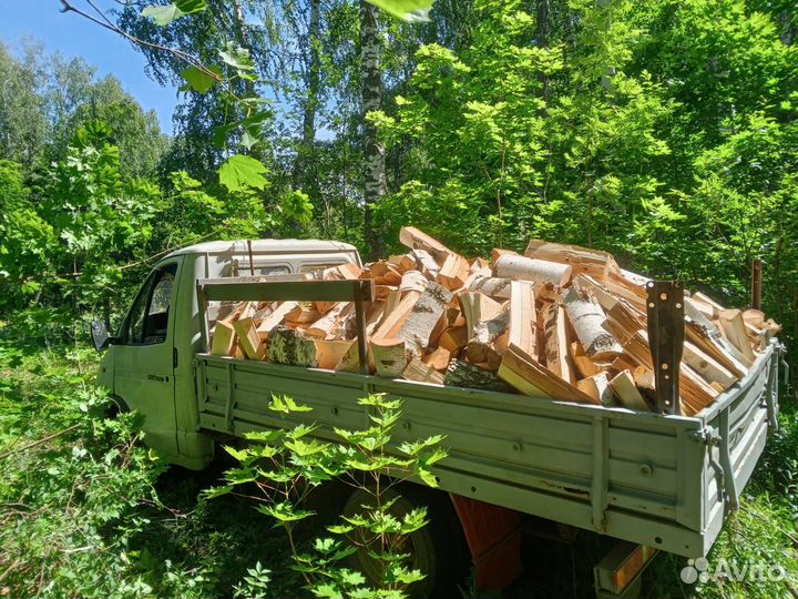 Дрова колотые (береза,дуб)