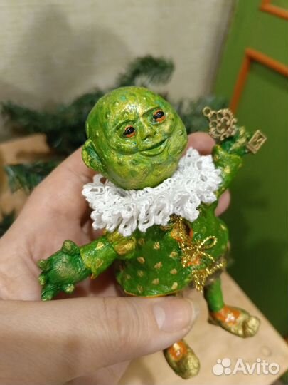 Игрушка ватная Абаж (Жаба)