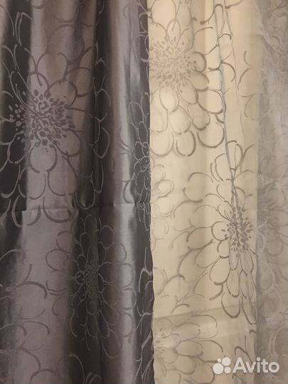 Комплект шторы и тюль