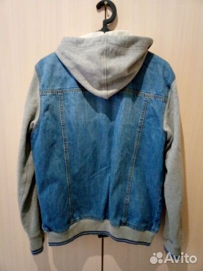 Zolla Джинсовая куртка-бомбер 48 размер