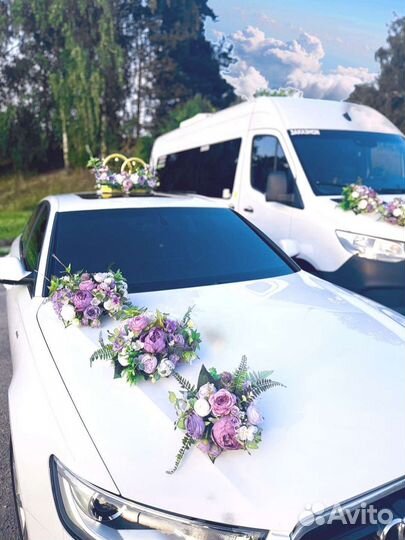 Украшения на свадебную машину