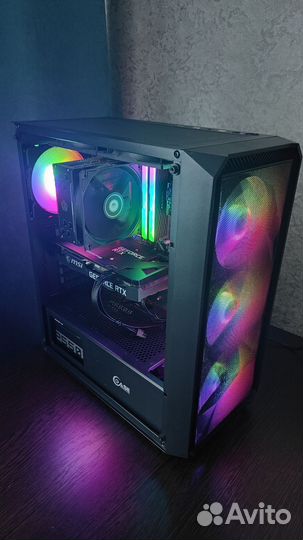 Компьютер ryzen 5 2600.rtx 3060ti.ddr4 16gb