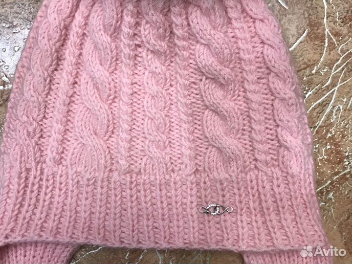 Шапочка на девочку 2-3 года