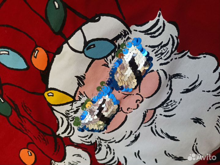 Джемпер новогодний на рост 140-146