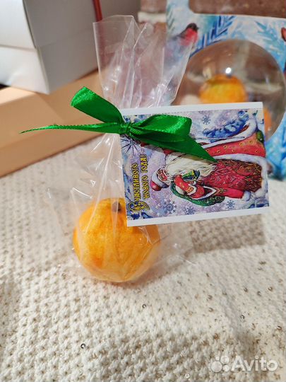 Мандарины из зефира с мармеладом