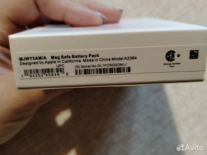 Внешний аккумулятор apple magsafe battery pack