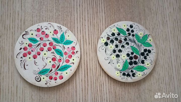 Росписные подставки для кружек