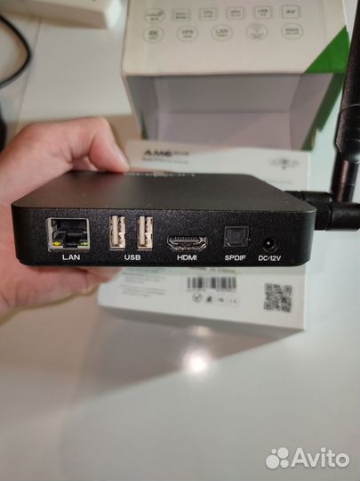 Тв смарт бокс ugoos AM6 Plus Amlogic S922X-J 4/32