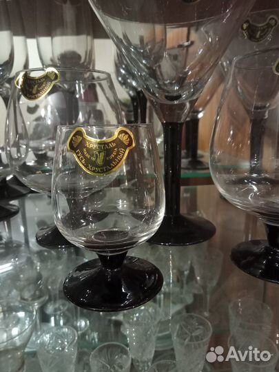 Набор бокалов для алкоголя хрусталь
