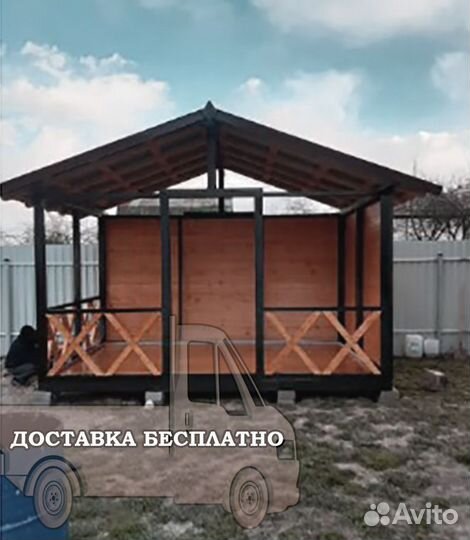 Беседка для дачи D-4-2