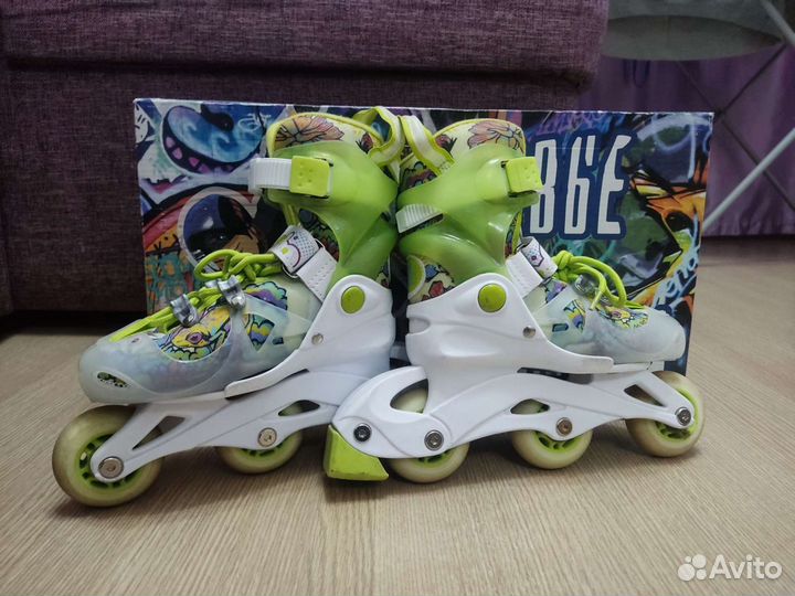 Коньки роликовые pw-116af